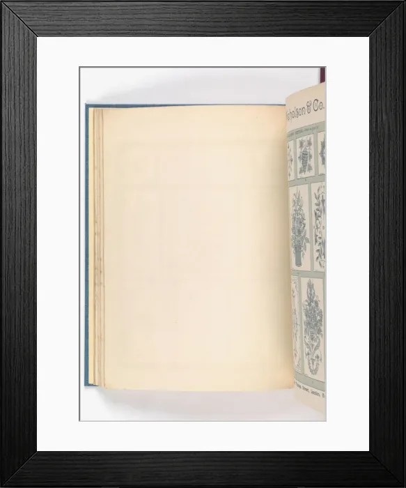 Framed Print : Page from Catalogue of Materials for House Painting and Gla Framed Print : Page from Catalogue of Materials for House Painting and Gla