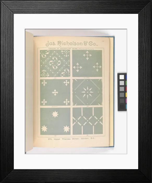 Framed Print : Page from Catalogue of Materials for House Painting and Gla Framed Print : Page from Catalogue of Materials for House Painting and Gla