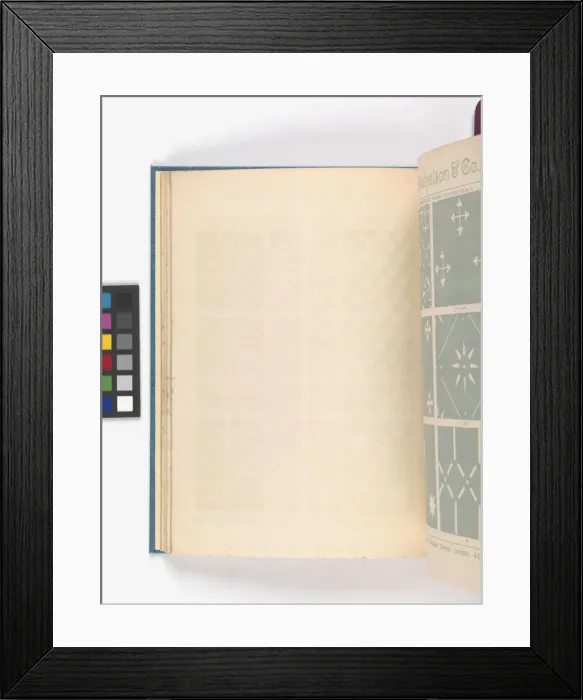 Framed Print : Page from Catalogue of Materials for House Painting and Gla Framed Print : Page from Catalogue of Materials for House Painting and Gla