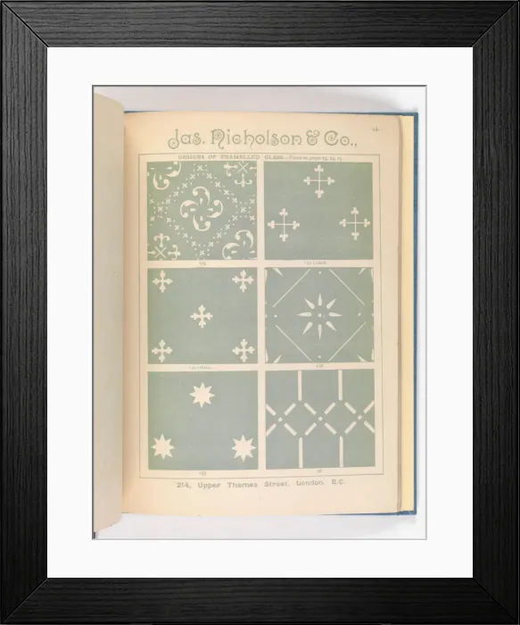 Framed Print : Page from Catalogue of Materials for House Painting and Gla Framed Print : Page from Catalogue of Materials for House Painting and Gla