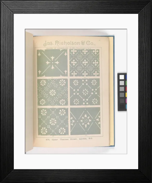 Framed Print : Page from Catalogue of Materials for House Painting and Gla Framed Print : Page from Catalogue of Materials for House Painting and Gla