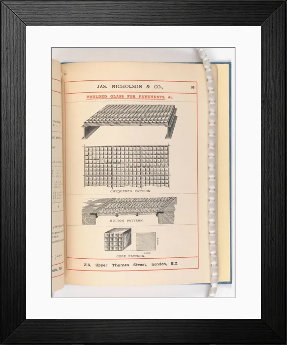 Framed Print : Page from Catalogue of Materials for House Painting and Gla Framed Print : Page from Catalogue of Materials for House Painting and Gla