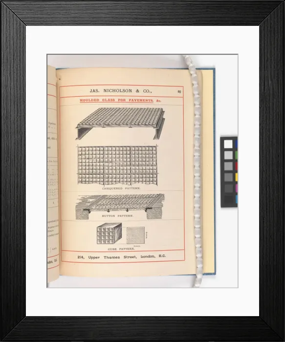 Framed Print : Page from Catalogue of Materials for House Painting and Gla Framed Print : Page from Catalogue of Materials for House Painting and Gla