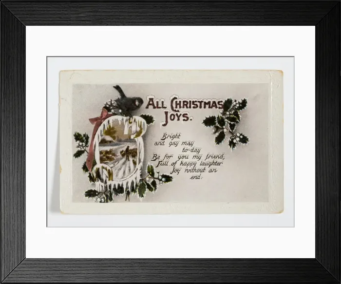 Framed Print : Christmas card Framed Print : Christmas card