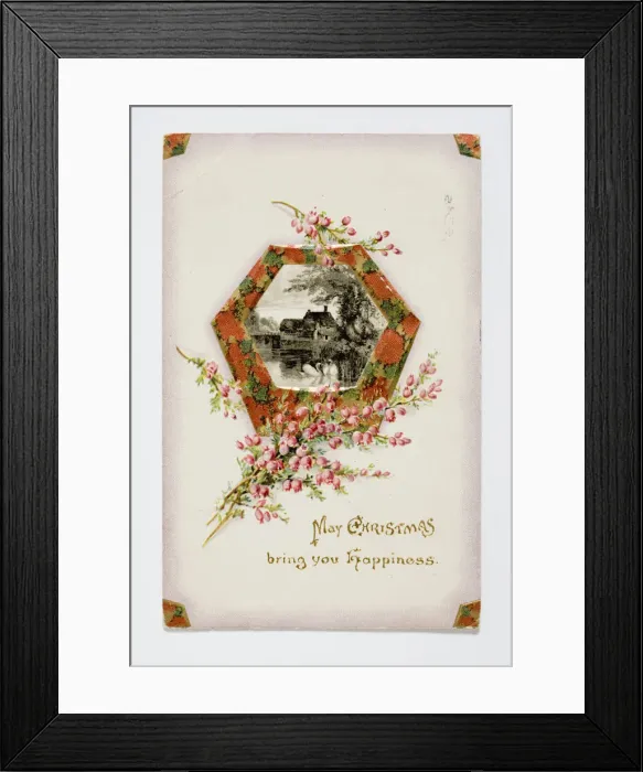Framed Print : Christmas card Framed Print : Christmas card