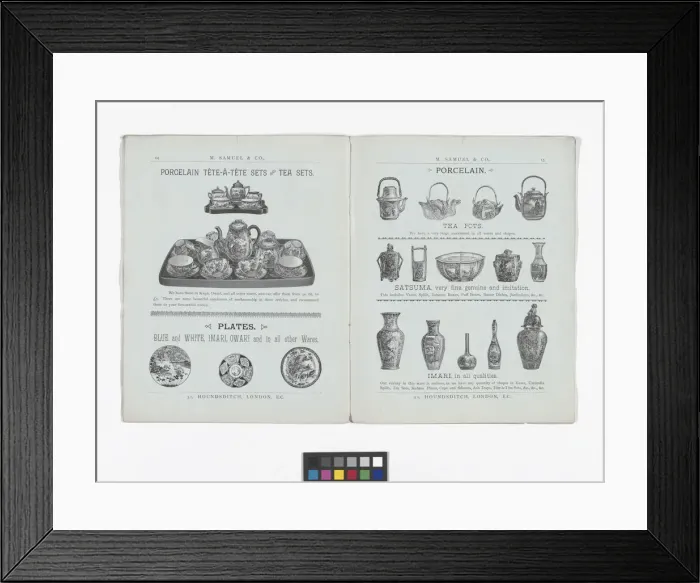Framed Print : Pages from catalogue published by M. Samuel & Co Framed Print : Pages from catalogue published by M. Samuel & Co