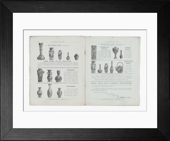 Framed Print : Catalogue published by M. Samuel & Co. for Christmas 1891 Framed Print : Catalogue published by M. Samuel & Co. for Christmas 1891