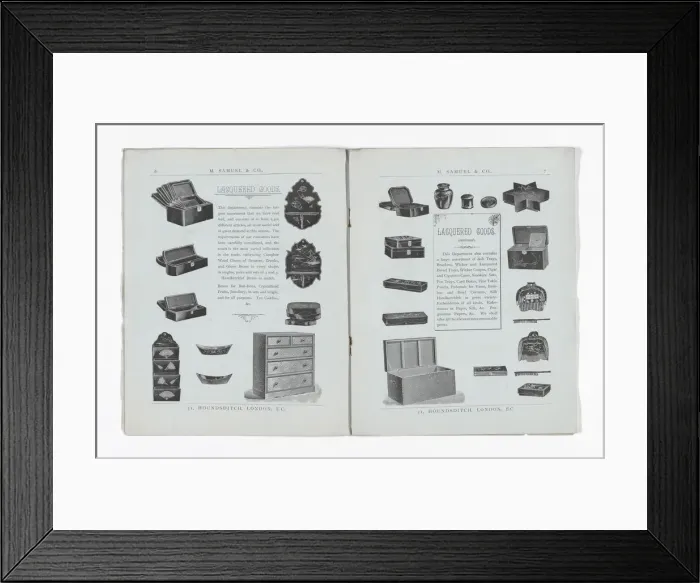 Framed Print : Catalogue published by M. Samuel & Co. for Christmas 1891 Framed Print : Catalogue published by M. Samuel & Co. for Christmas 1891