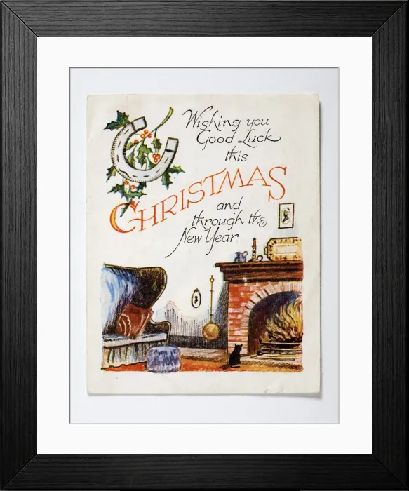Framed Print : Christmas card Framed Print : Christmas card