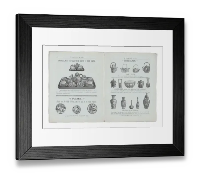 Framed Print : Catalogue published by M. Samuel & Co. for Christmas 1891 Framed Print : Catalogue published by M. Samuel & Co. for Christmas 1891
