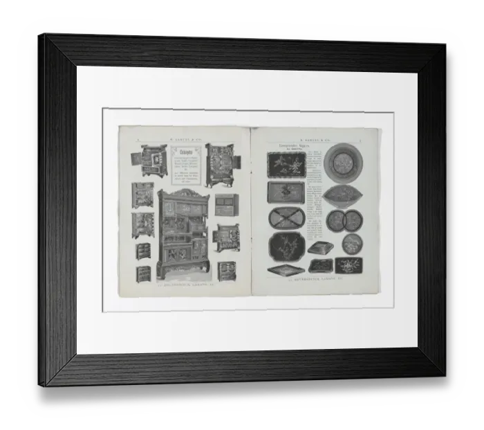 Framed Print : Catalogue published by M. Samuel & Co. for Christmas 1891 Framed Print : Catalogue published by M. Samuel & Co. for Christmas 1891