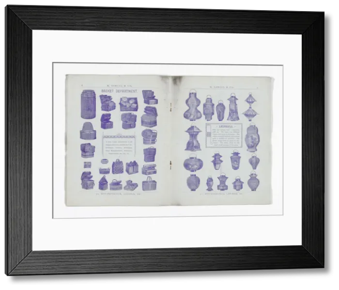 Framed Print : Catalogue published by M. Samuel & Co. for Christmas 1891 Framed Print : Catalogue published by M. Samuel & Co. for Christmas 1891