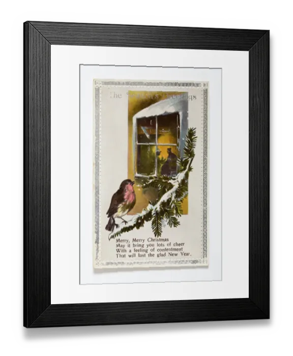 Framed Print : Christmas card Framed Print : Christmas card