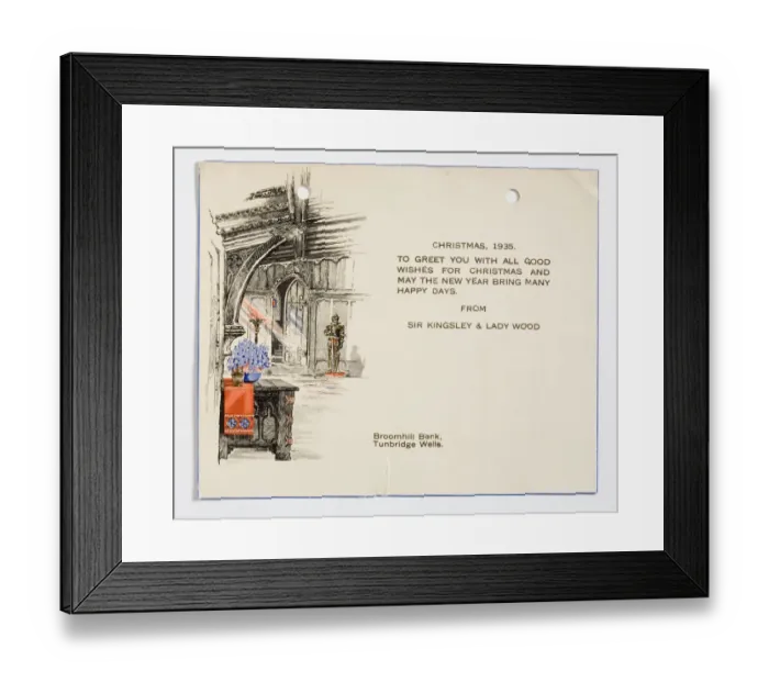 Framed Print : Christmas card Framed Print : Christmas card