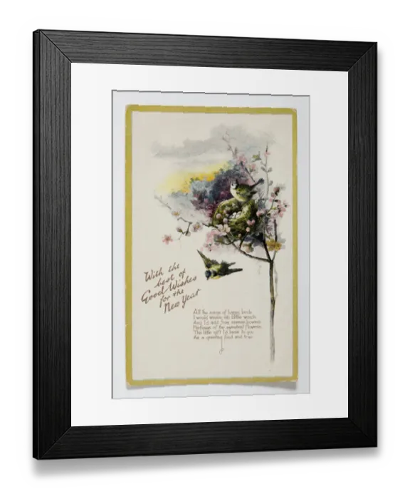 Framed Print : New Year card Framed Print : New Year card
