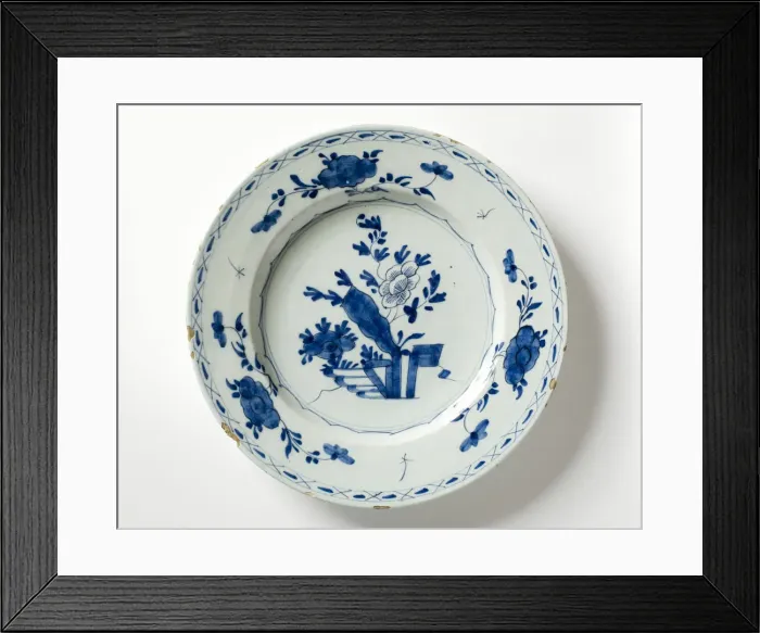 Framed Print : Delftware plate Framed Print : Delftware plate