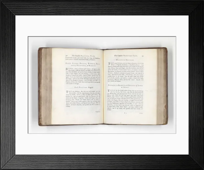 Framed Print : The Complete Practical Cook Framed Print : The Complete Practical Cook