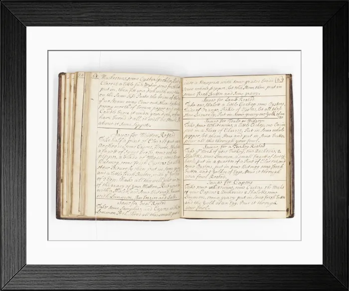 Framed Print : Cookery book Framed Print : Cookery book