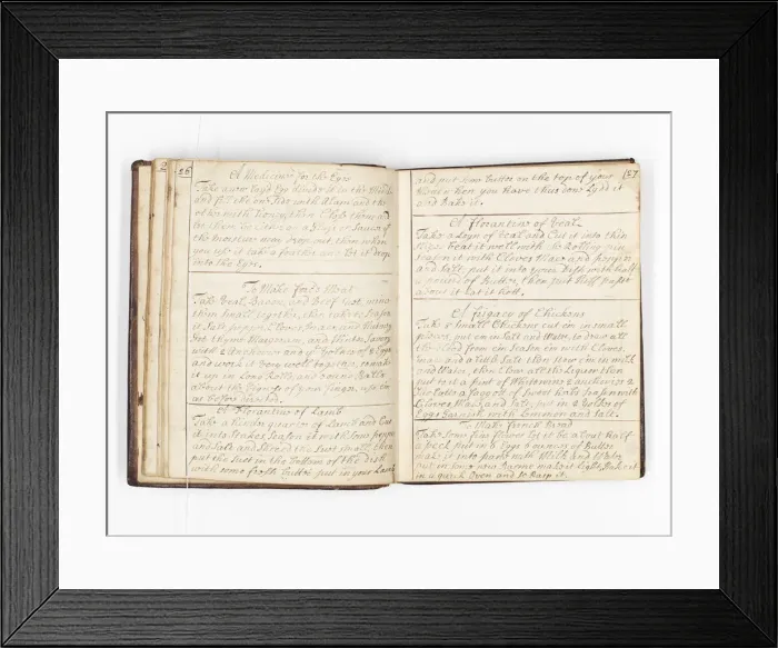 Framed Print : Cookery book Framed Print : Cookery book