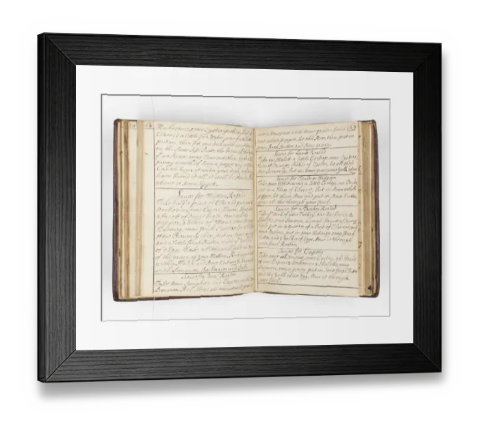 Framed Print : Cookery book Framed Print : Cookery book