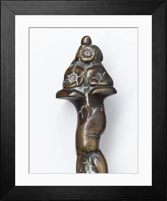 Framed Print : Fire tongs, detail Framed Print : Fire tongs, detail