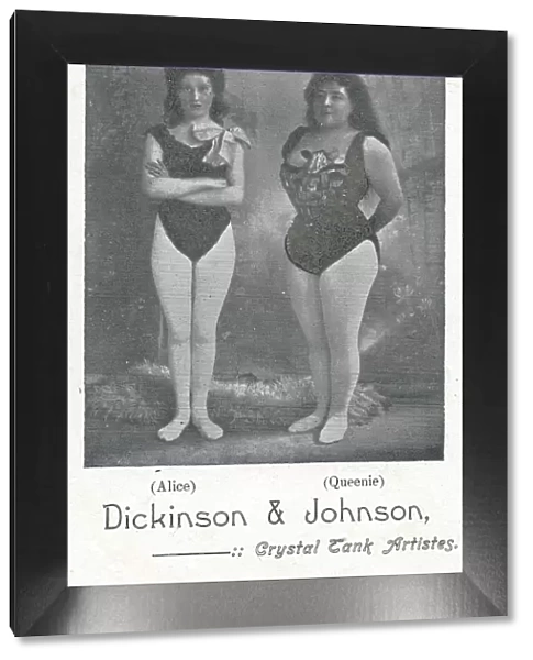Dickinson & Johnson music hall Crystal Tank artistes