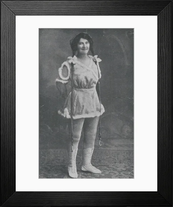 Framed Print : Herculine strongwoman Framed Print : Herculine strongwoman