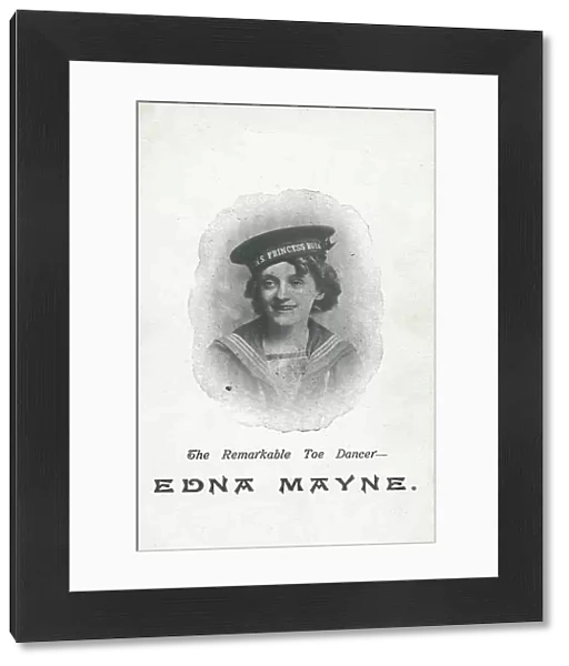 Edna Mayne music hall toe and sand dancer