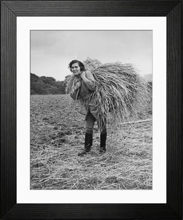 Framed Print : Land Girls WWII Framed Print : Land Girls WWII