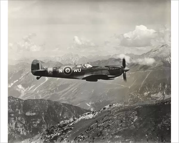 Spitfire LF Mk9 over Northern Italy