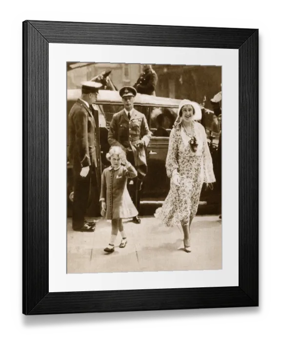 Framed Print : Duke, Duchess of York, Princess Elizabeth - Royal Tournament Framed Print : Duke, Duchess of York, Princess Elizabeth - Royal Tournament