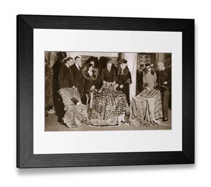 Framed Print : Royal Family members at the British Industries Fair - 1932 Framed Print : Royal Family members at the British Industries Fair - 1932