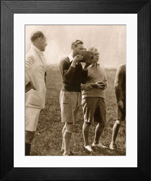 Framed Print : The Duke of York - Using a Press Photographers Camera Framed Print : The Duke of York - Using a Press Photographers Camera