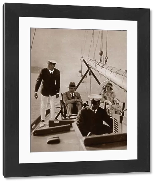 The Duke and Duchess of York on motor yacht Juanita