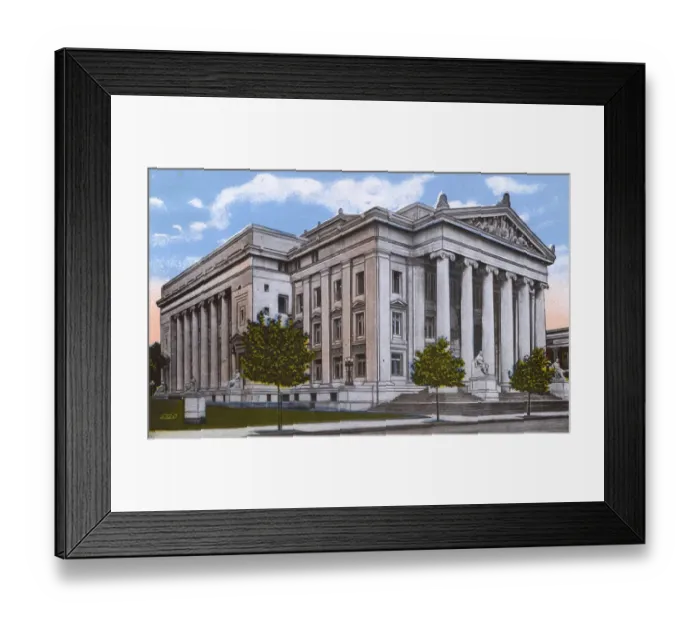 Framed Print : New Haven, Connecticut, USA - Court House Framed Print : New Haven, Connecticut, USA - Court House