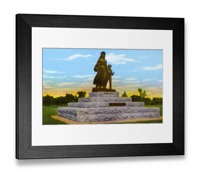 Framed Print : State of Oklahoma, USA - Pioneer Woman - Ponca City Framed Print : State of Oklahoma, USA - Pioneer Woman - Ponca City