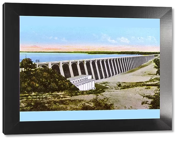 State of Oklahoma, USA - Grand River Dam and Lake