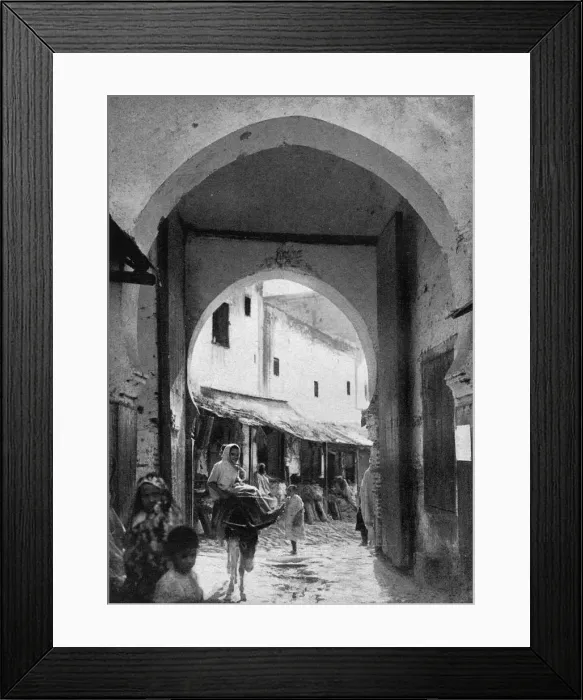 Framed Print : The Gateway leading into the Moulay Idriss, Morocco Framed Print : The Gateway leading into the Moulay Idriss, Morocco
