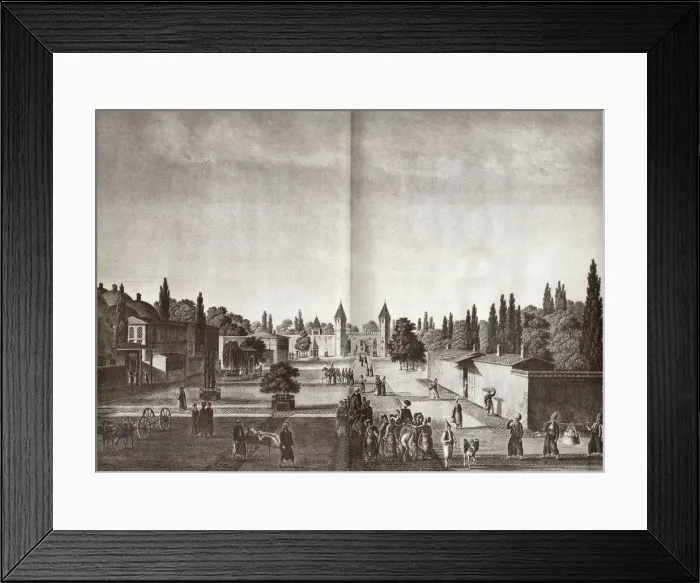Framed Print : The First Court of the Seraglio, Istanbul, Turkey Framed Print : The First Court of the Seraglio, Istanbul, Turkey
