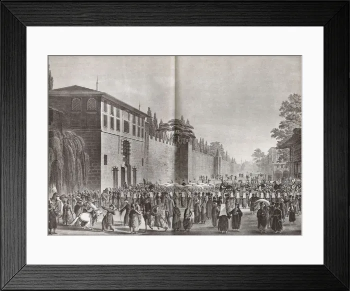 Framed Print : Procession on the Feast of Bayram - Istanbul, Turkey Framed Print : Procession on the Feast of Bayram - Istanbul, Turkey