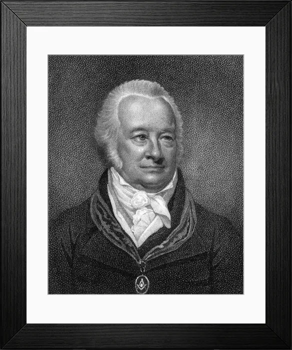 Framed Print : William Preston - Mason, Printer and writer on Freemasonry Framed Print : William Preston - Mason, Printer and writer on Freemasonry