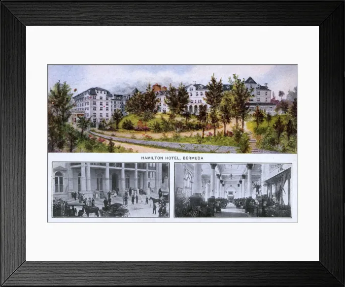 Framed Print : Hamilton Hotel, Bermuda Framed Print : Hamilton Hotel, Bermuda
