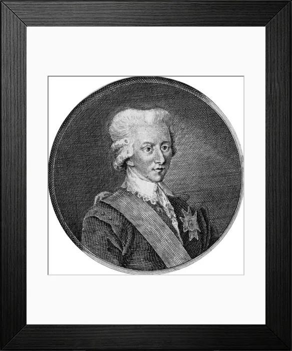 Framed Print : Gustav III - King of Sweden Framed Print : Gustav III - King of Sweden