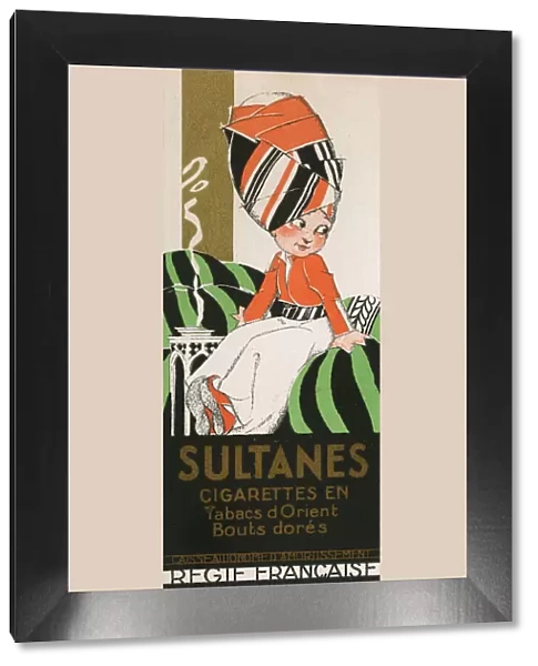 Trade Card for Sultanes Cigarettes