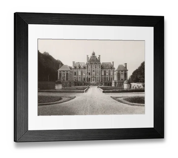 Framed Print : Normandy, France - Chateau de Balleroy Framed Print : Normandy, France - Chateau de Balleroy