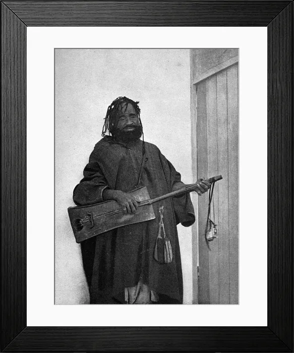 Framed Print : Street Minstrel, Tangier, Morocco Framed Print : Street Minstrel, Tangier, Morocco