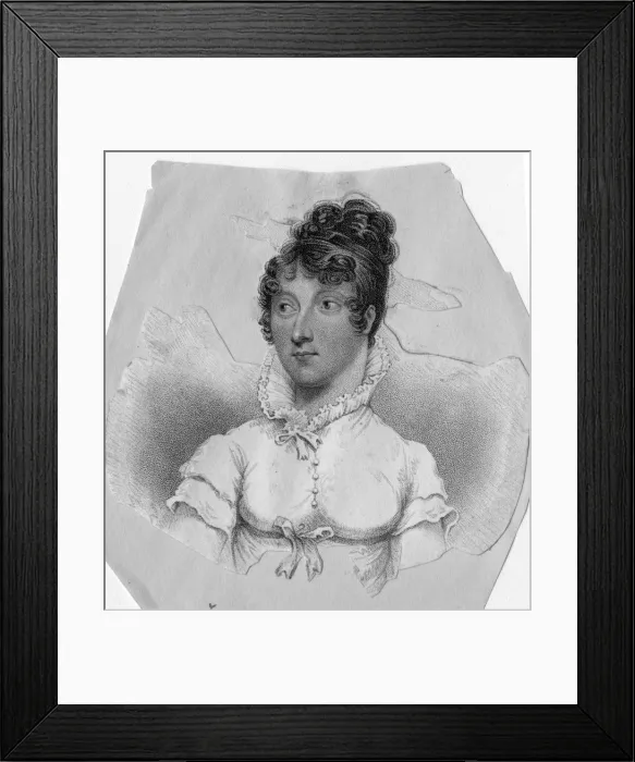 Framed Print : Princess Amelia - the sixth daughter of King George II Framed Print : Princess Amelia - the sixth daughter of King George II