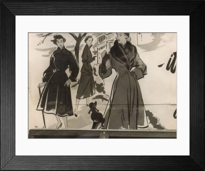 Framed Print : Italian Fashion Artwork Framed Print : Italian Fashion Artwork