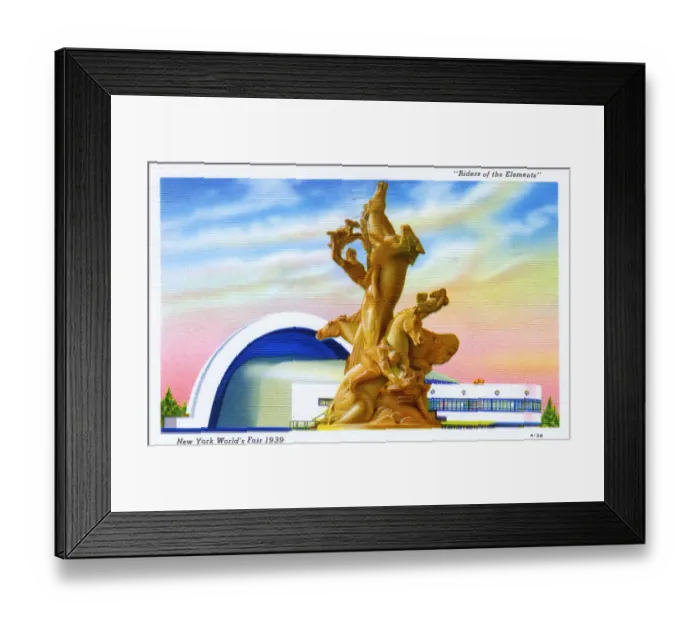 Framed Print : New York World Fair 1939, New York City Framed Print : New York World Fair 1939, New York City