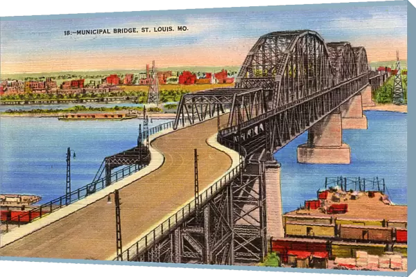 USA - St. Louis, Missouri - Municipal Bridge